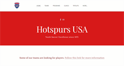 Desktop Screenshot of hotspursusa.com