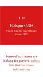 Mobile Screenshot of hotspursusa.com