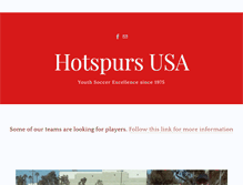 Tablet Screenshot of hotspursusa.com
